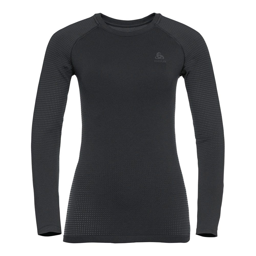 Odlo PERFORMANCE WARM ECO - Sous-couche Femme black/new odlo graphite grey