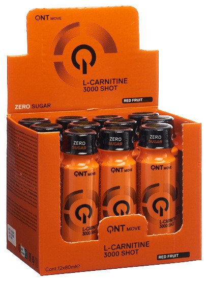 QNT L-Carnitine Shot 3000 mg<br>12 × 80 ml