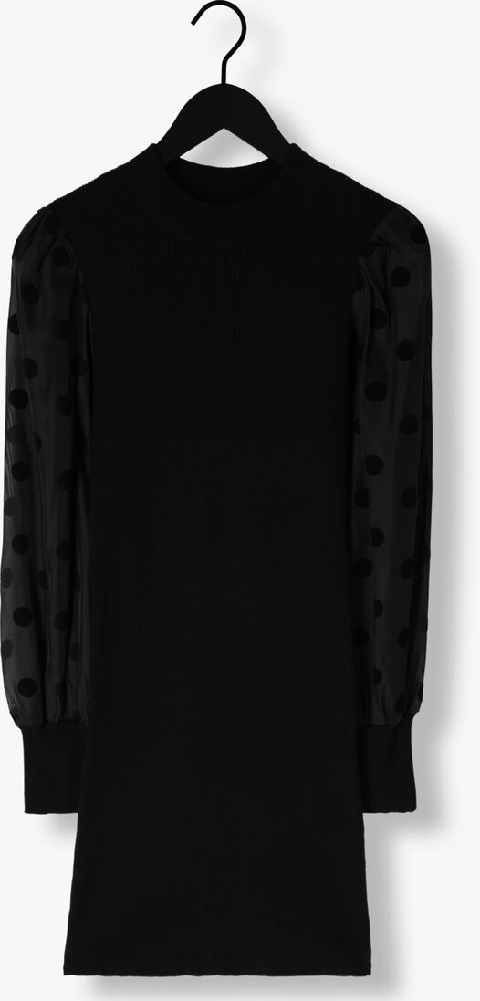 Y.A.S. zwarte y.a.s. mini jurk yasdotme ls knit dress
