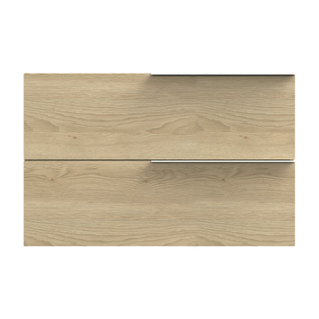 Tiger badmeubelset Pocket 100 cm met 2 lades Naturel Eik