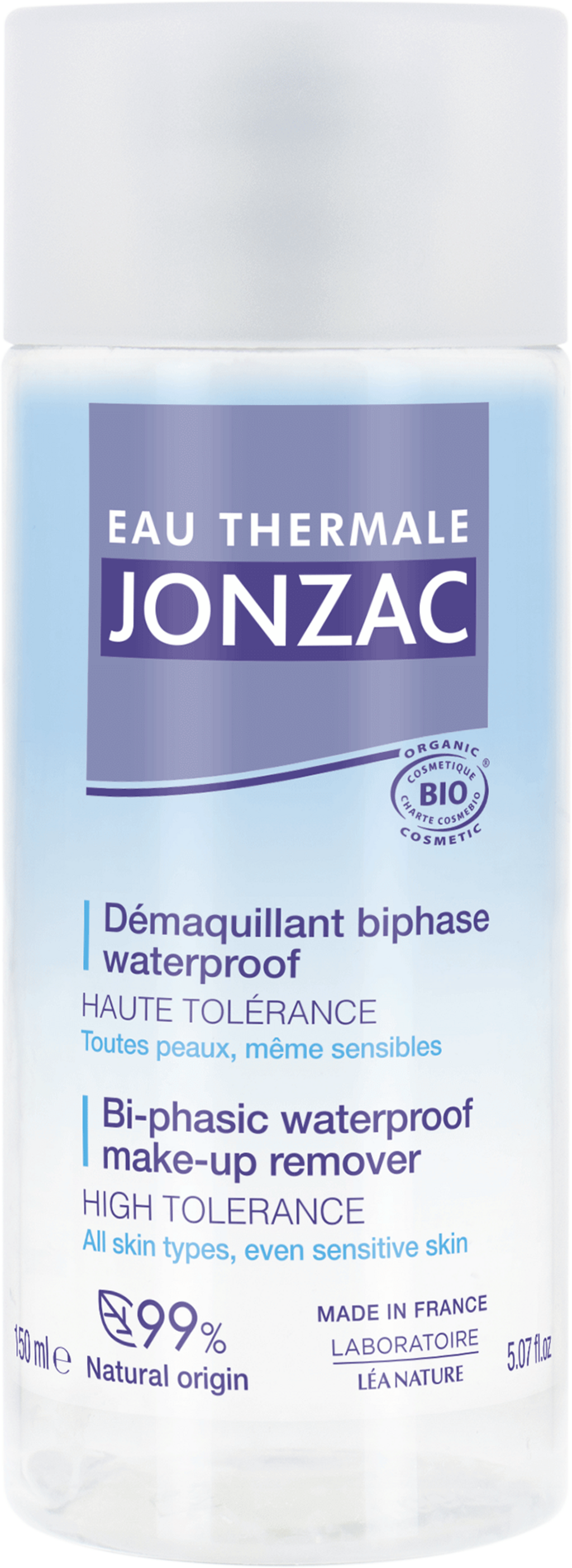 Eau Thermale JONZAC  Bi-Phasic Waterproof Make-up Remover, 150 ml