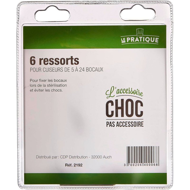 Ressorts pour stérilsation des bocaux Le Parfait - Lot de 6