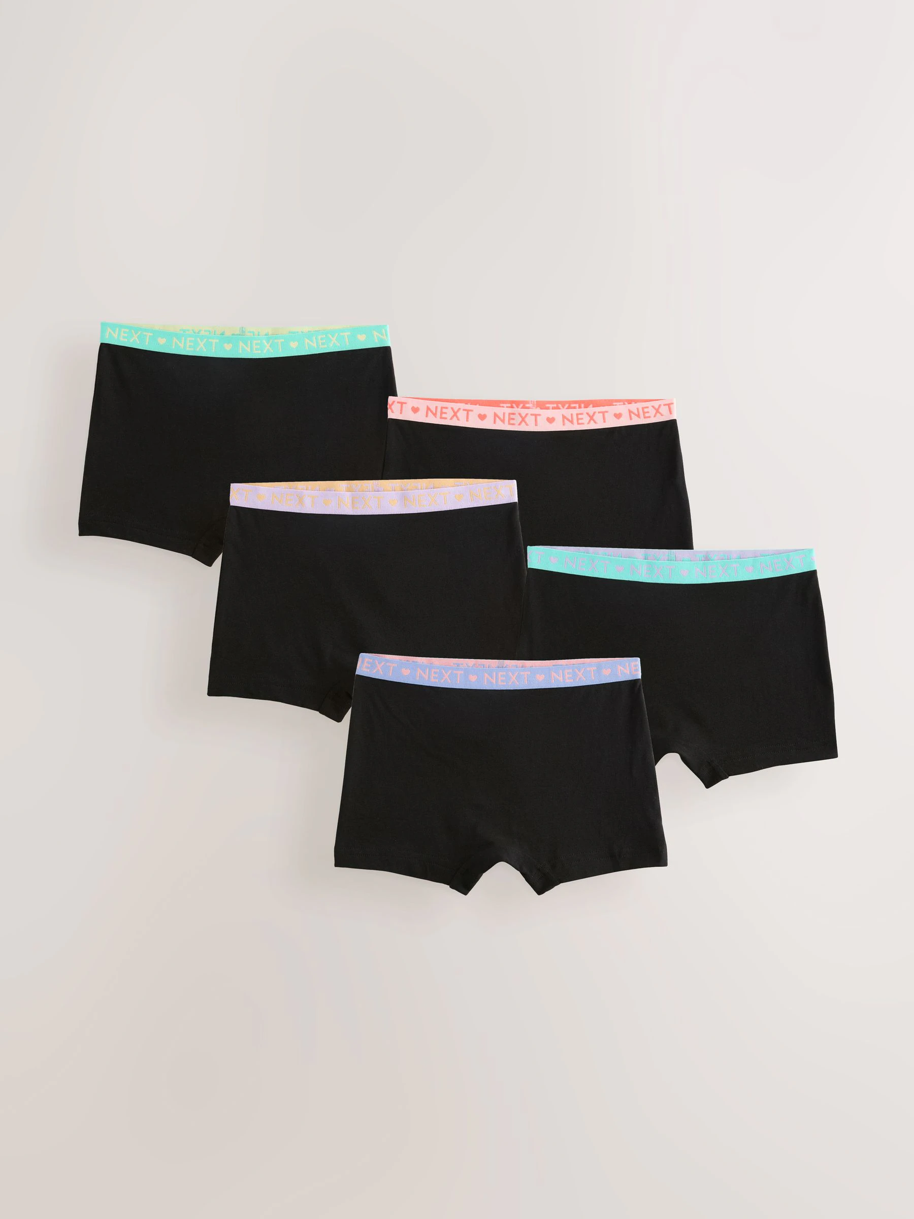 Roze/lila - Short Briefs 5 Pack (2-16yrs)