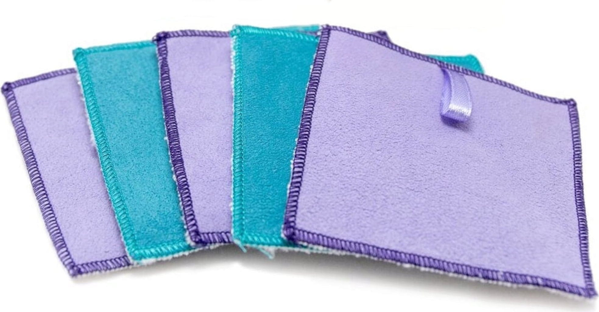 Miss TRUCCO  5er-Set Double-Face Reinigungspads aus Mikrofaser