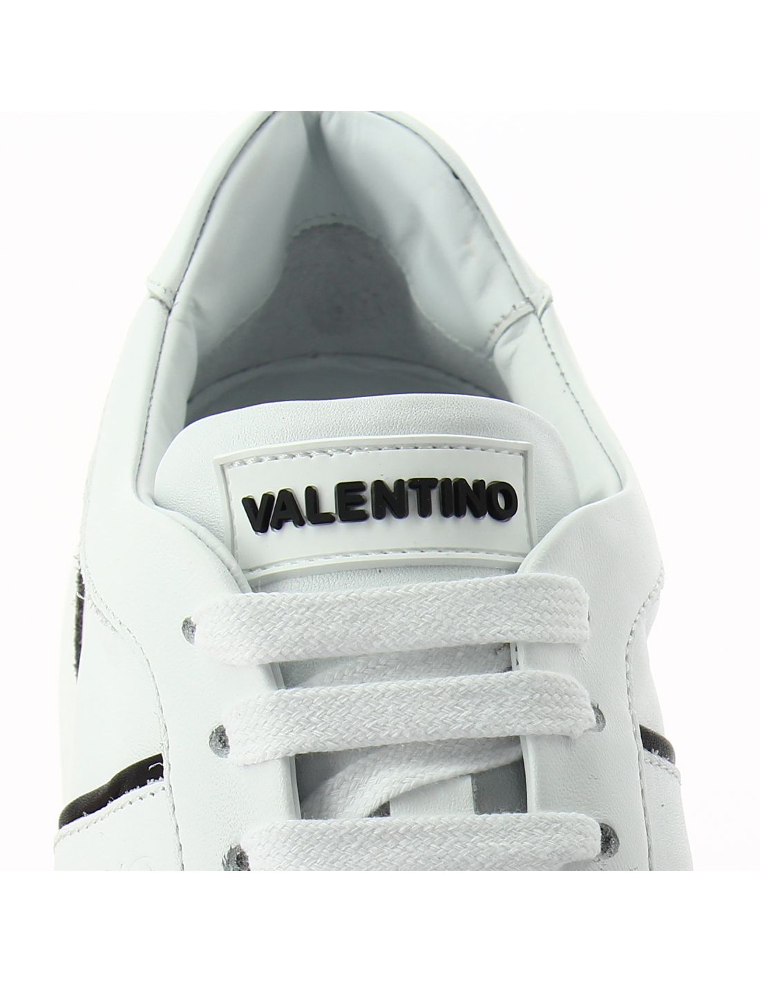 valentino Baskets de ville homme stan m2 cuir blanc/marron