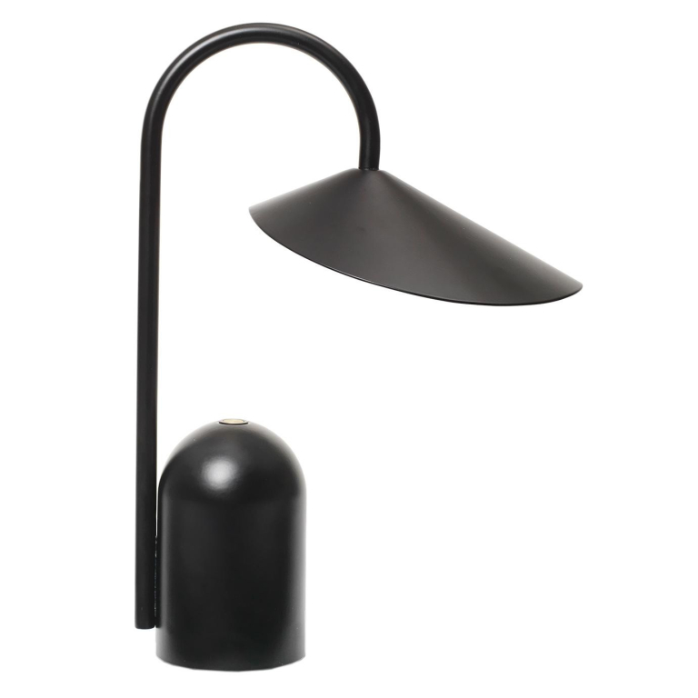 Ferm Living Arum Portable tafellamp LED oplaadbaar Black