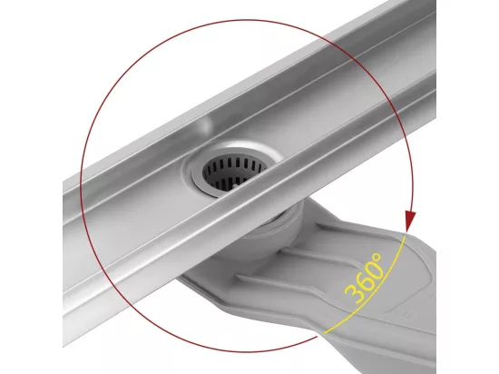 Drain Linéaire Rea Neox Superflow 800 Brush Steel