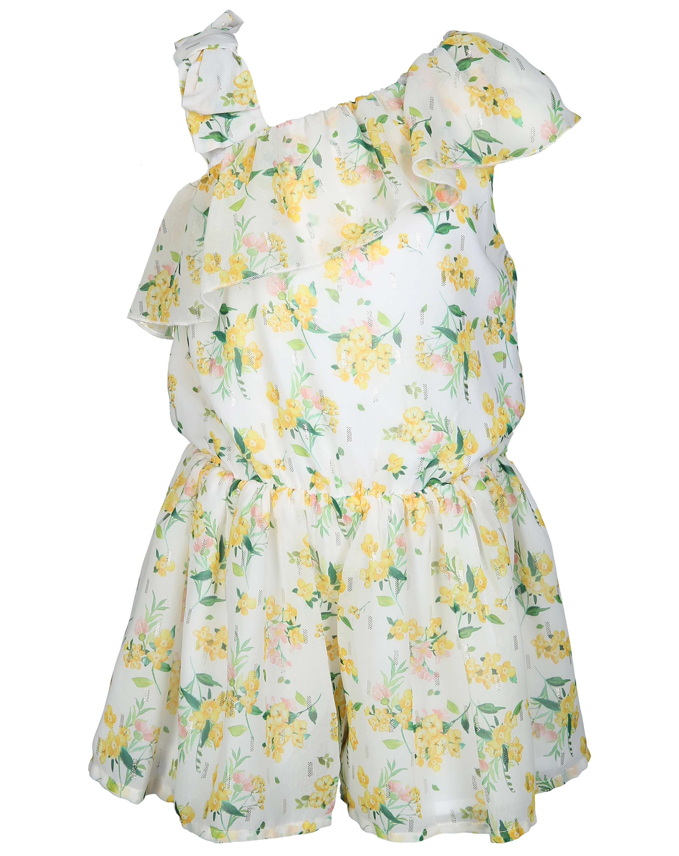 Jumpsuit FLOWERS in weiß