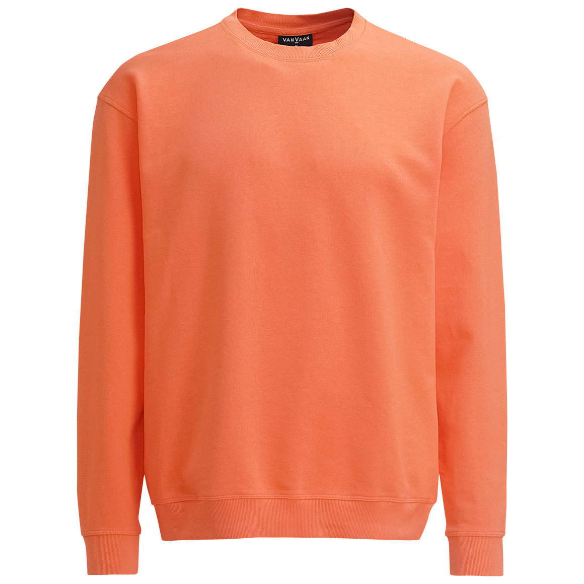 VanVaan Herren Sweatshirt unifarben orange