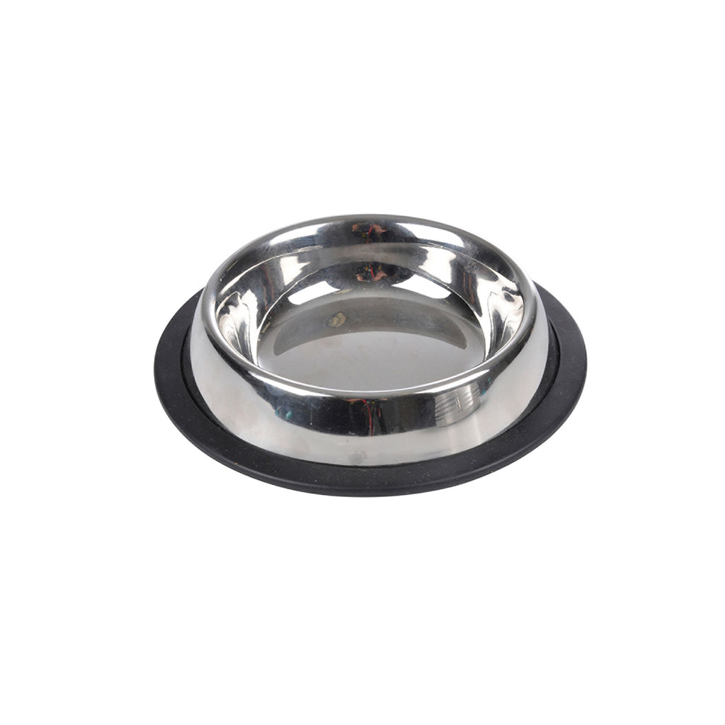 Gamelle anti dérapant inox chien
