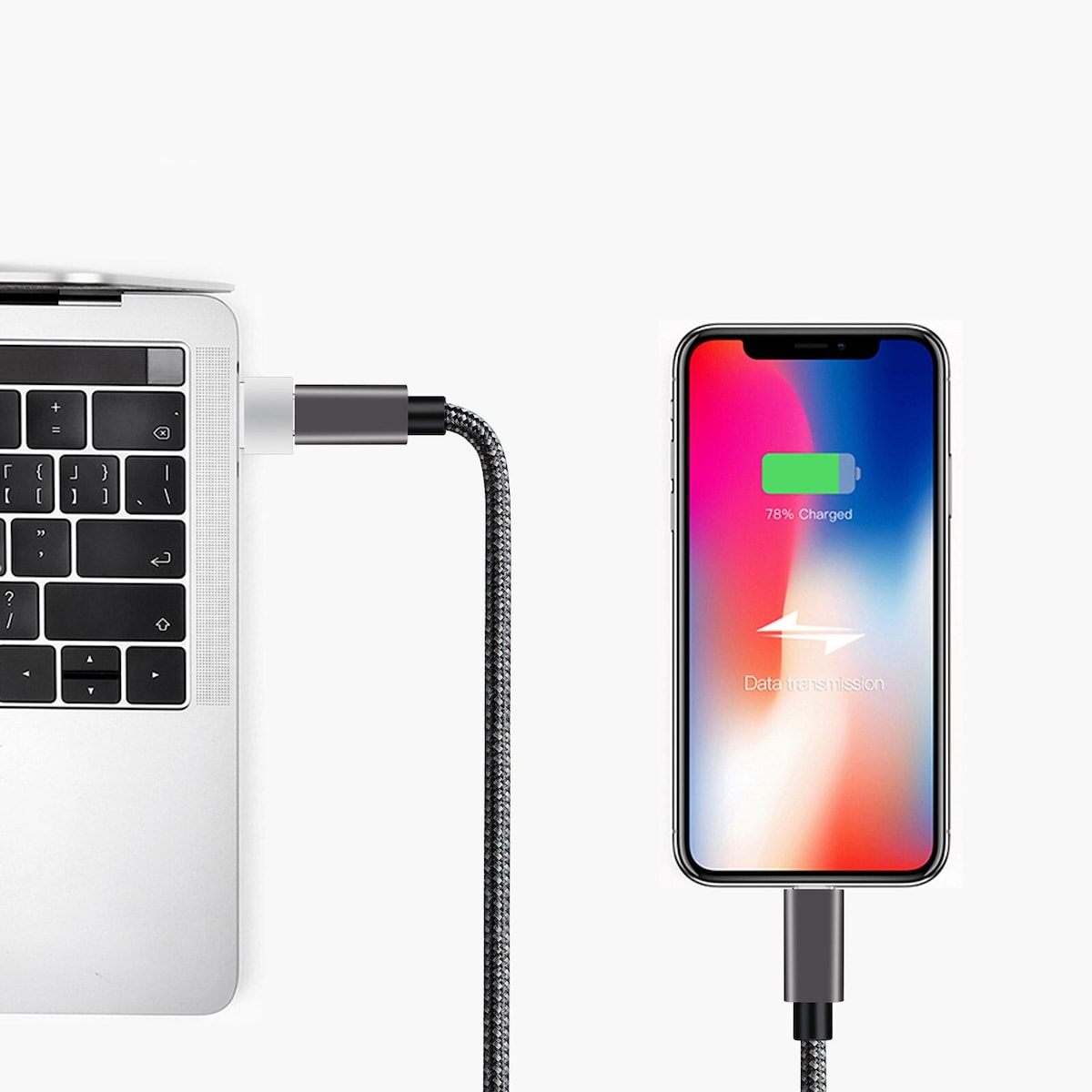 TYPE-C hunn til USB A 2.0 hannadapter Sølv