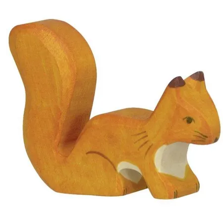Eichhörnchen, stehend, orange