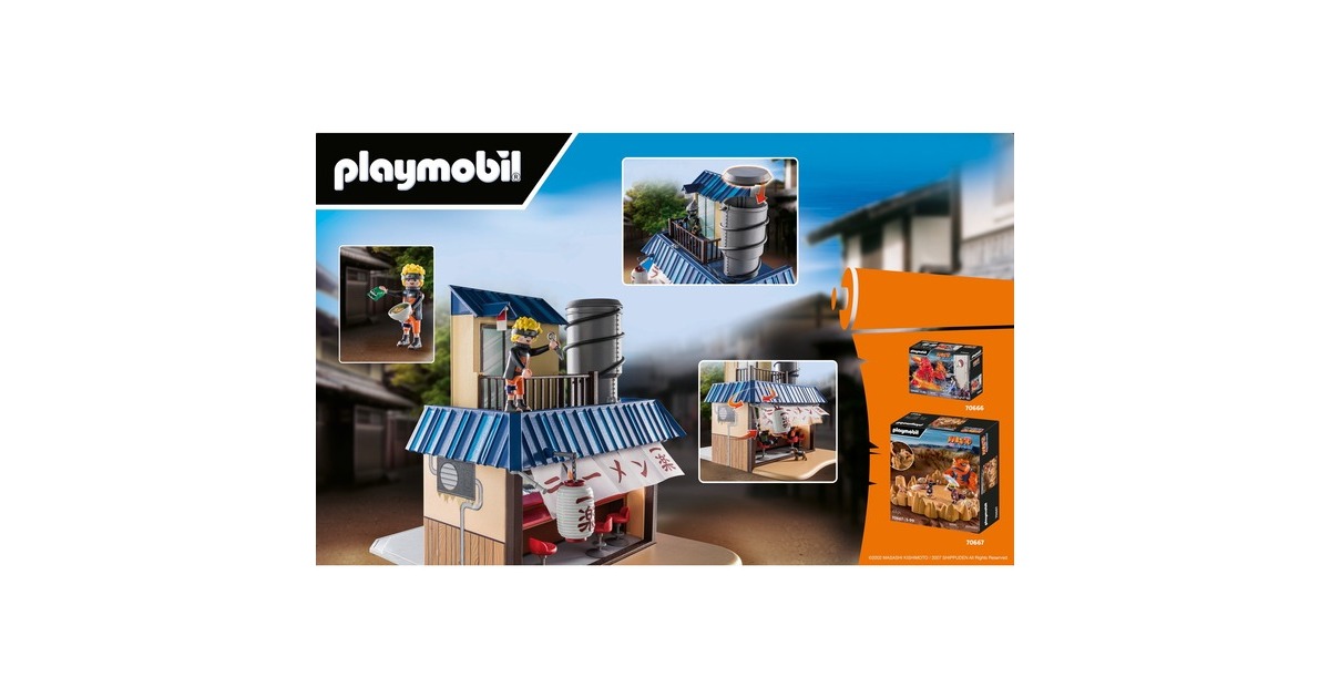 PLAYMOBILNaruto - Ichiraku Ramen Shop Constructiespeelgoed  (70668)