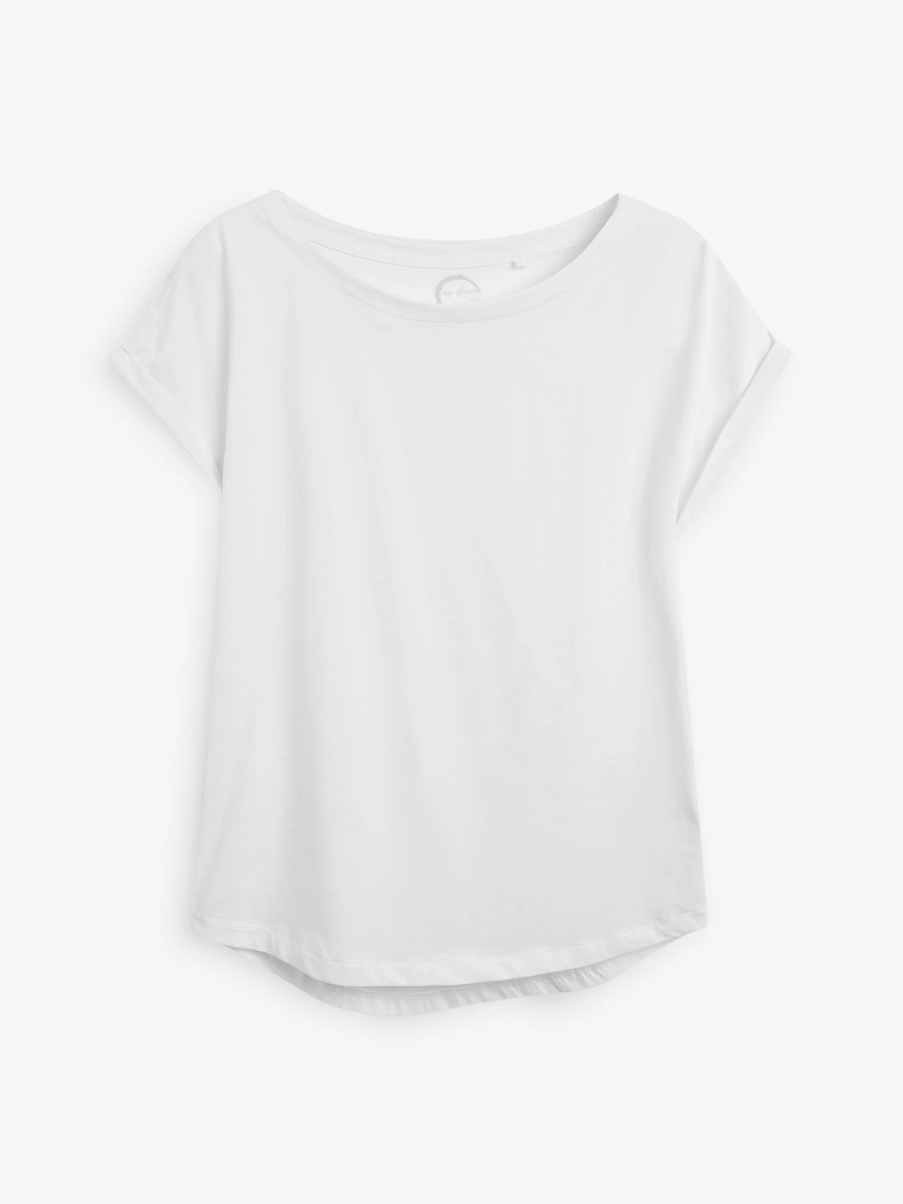 Grijs/wit/zwart/marineblauw/kakigroen - Set van 5 T-shirts met kapmouwtjes