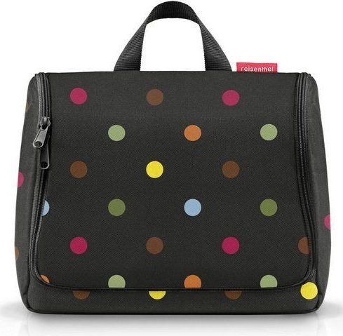 Reisenthel Toiletbag Toilettas - Ophangen - Polyester - 3L - Dots Zwart