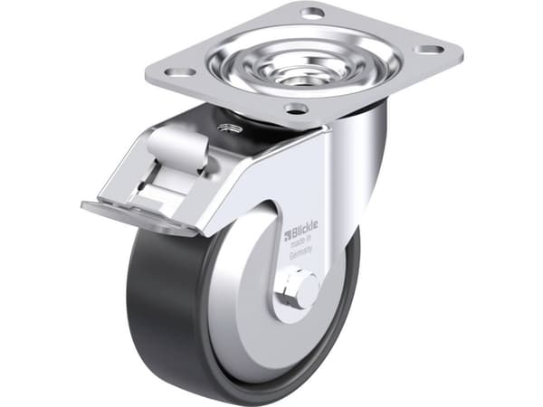 Blickle 953170 L-PP 100KA-FI-FA Styrehjul i stål Hjuldiameter: 100 mm Bæreevne (maks.): 160 kg 1 stk