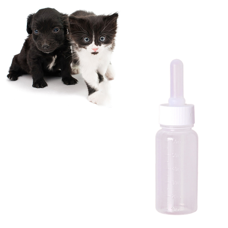 (60ml) Haustier Aufzucht Saug Flasche Kleintier Milch Stillflasche für Katzen Kitten / Hunde Welpen / Hasen