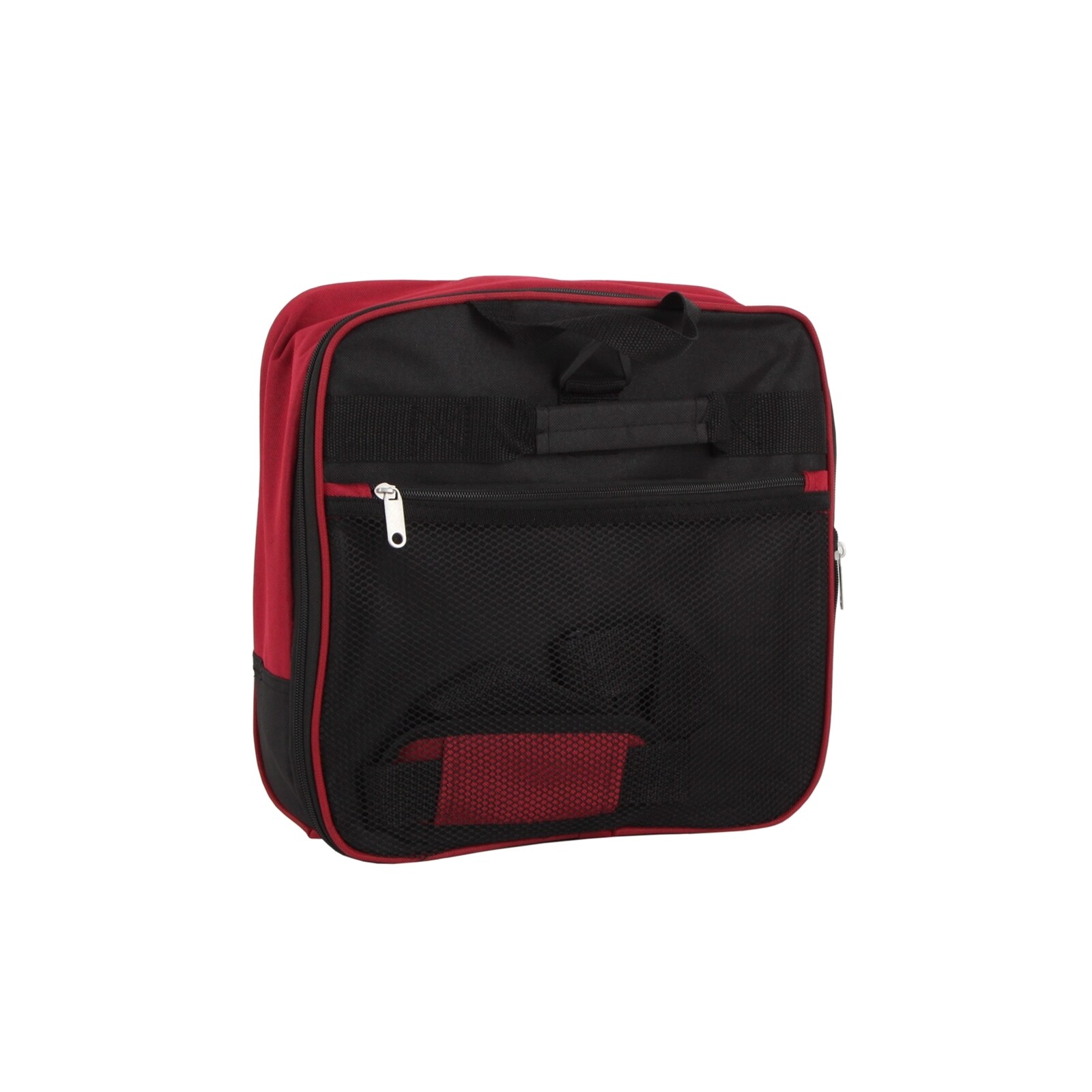 NTK-Collection Reisetasche auf Rollen Rochester Schwarz Rot