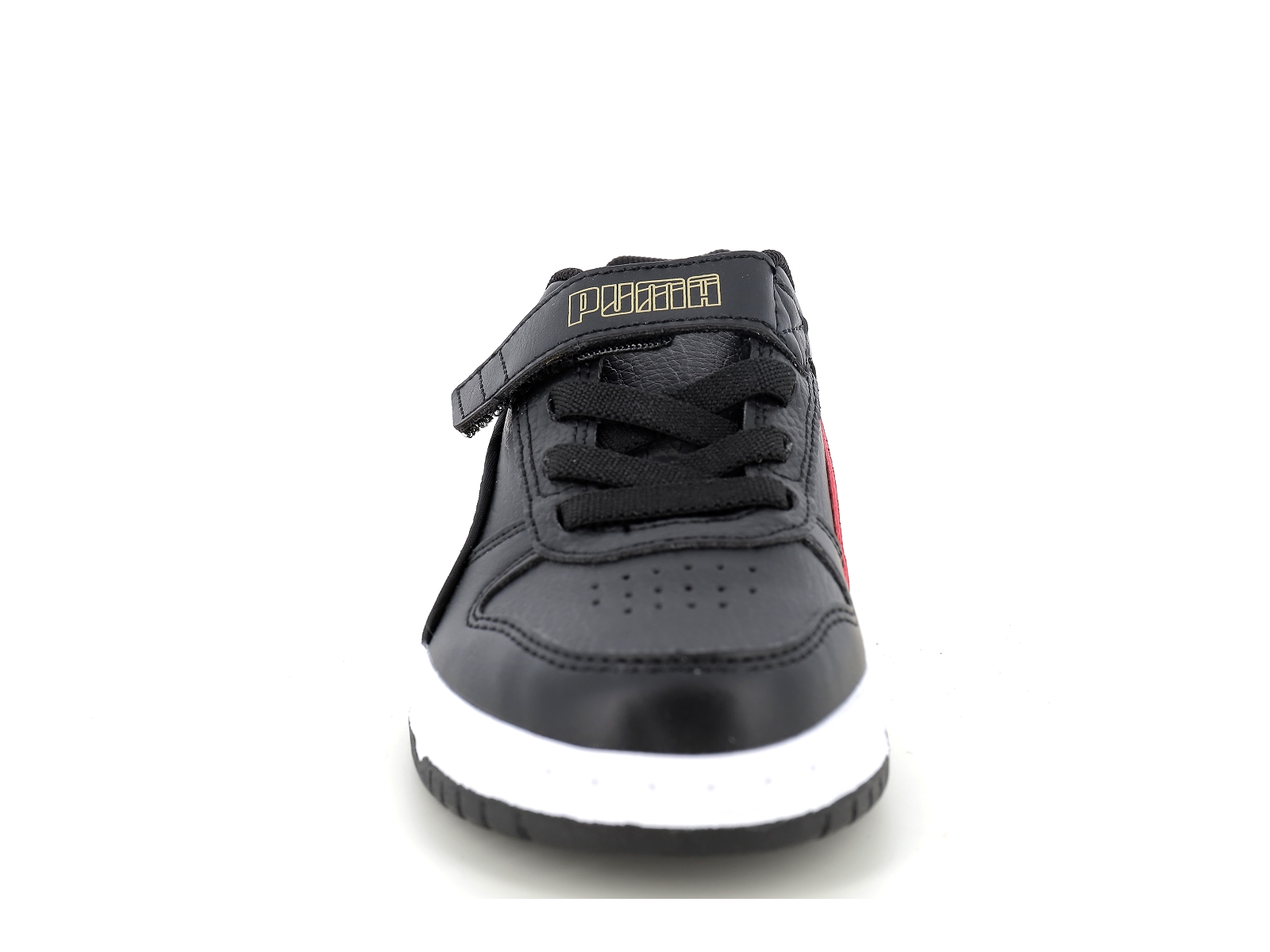 Puma-387351 Matières combinées Noir Rouge