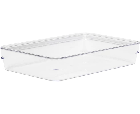 Nordiska Plast Oppbevaringsboks Flexible Clear 0,8L Inkl lokk