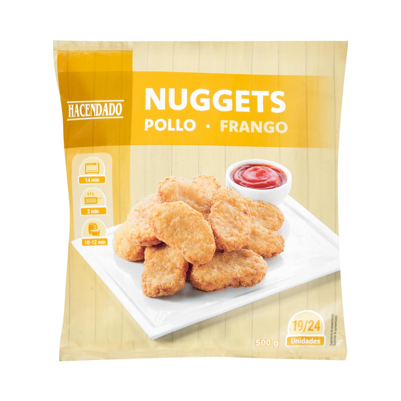 Nuggets de poulet surgelés Hacendado
