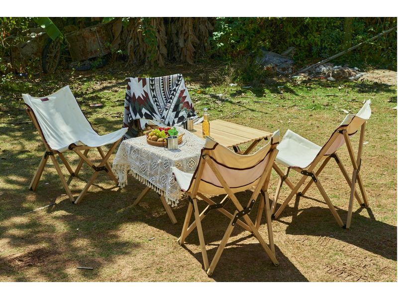 Wild Land Portable Bamboo Table Campingtisch