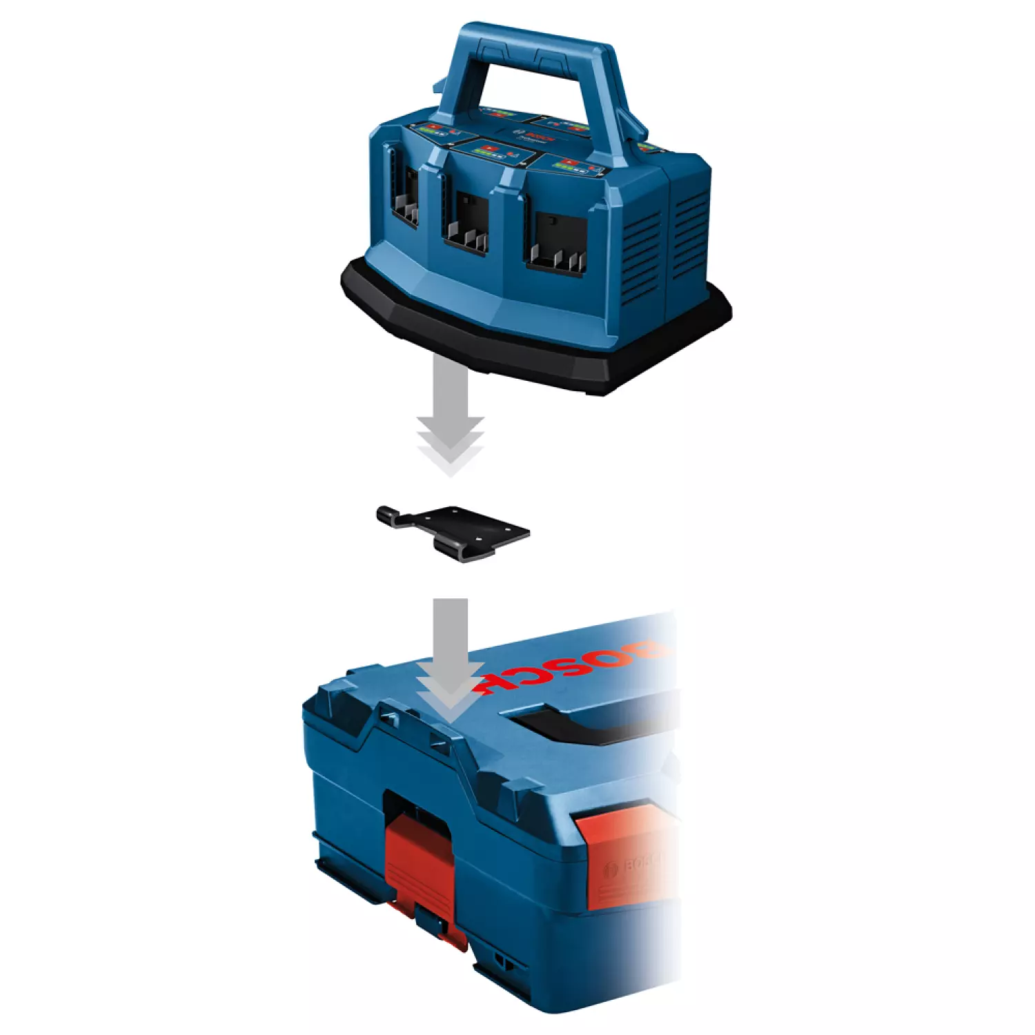Bosch GAL 18V6-80 Oplader - 6 accu's - 8A