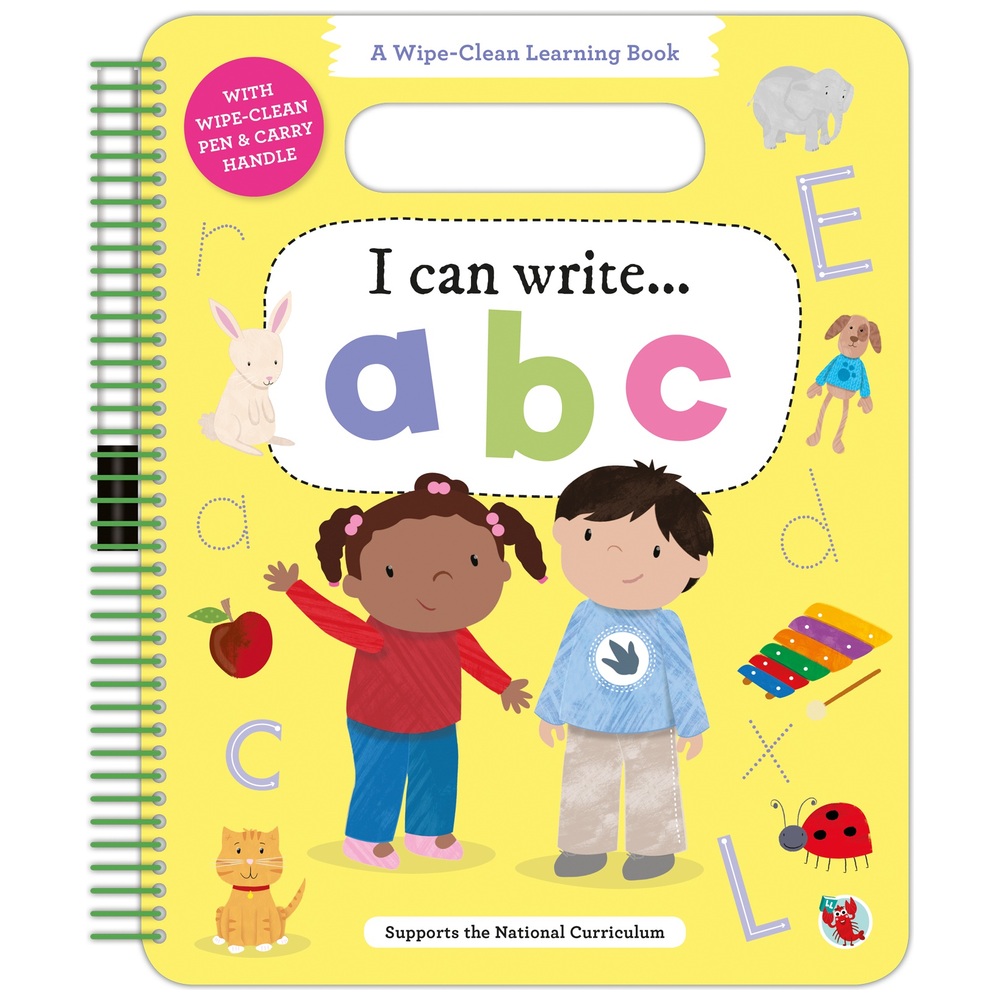 Abwischbares Lernen: ABC, ein abwischbares Buch & Stift