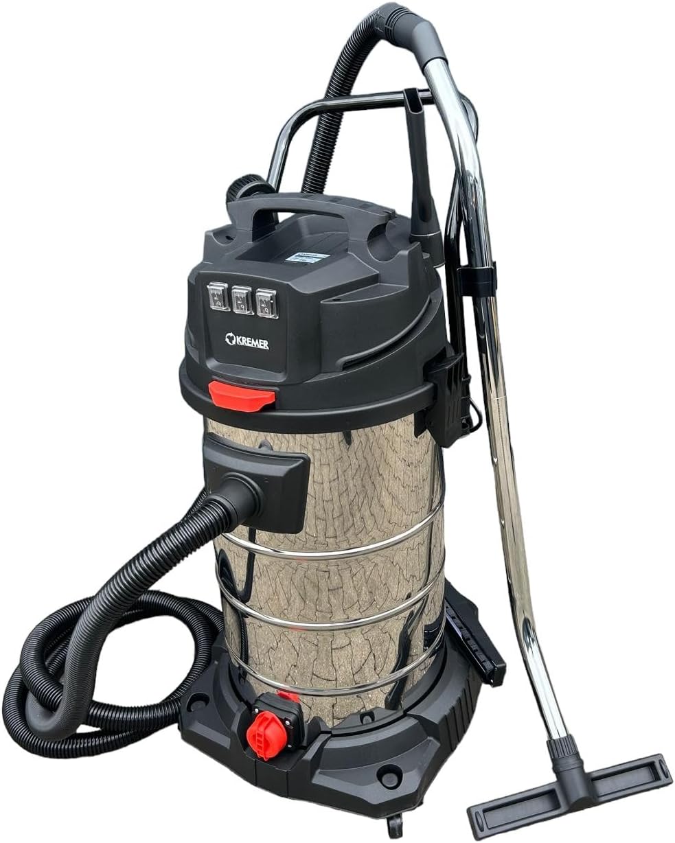 Industriesauger 3000W Nass- Trockensauger 100L Schmutzbehälter Industriestaubsauger Gewerbe Staubsauger Nasssauger (3000W)