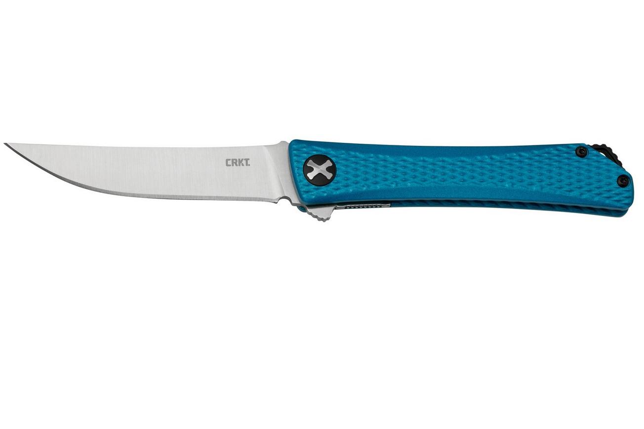 CRKT Kalbi 7540 Blue, Satin Blade, zakmes, Jeff Park design