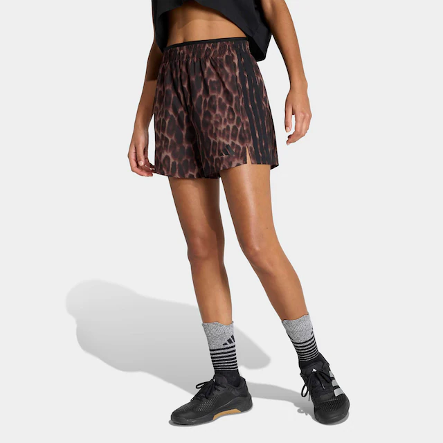 adidas Performance Shorts »WORKOUT ESSENTIALS LEOPARD GEWEBTE«