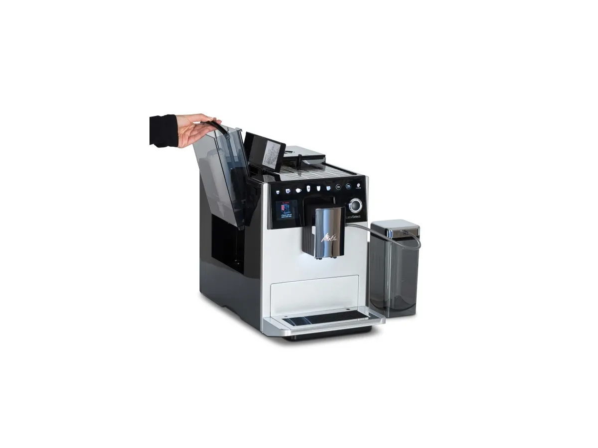 Melitta F63/0-201, Espressomaskine, 1,8 L, Kaffebønner, Indbygget kværn, 1400 W, Sølv