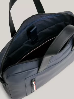 Bolsa para laptop Hilfiger Monotype Slim Pique