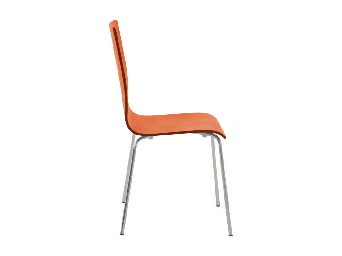 Lot de 2 Chaise de conférence - Bois & Antique - Orange - PEPE