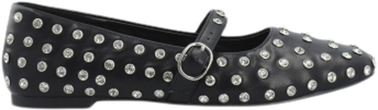 Bianco Fall Simili Mary Jane #P Black