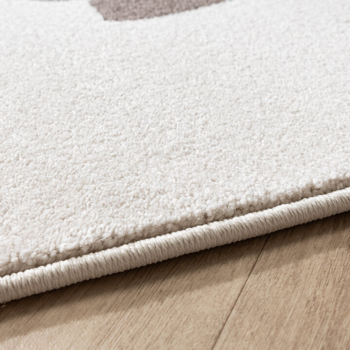 Kinderkamer vloerkleed - Bowie Auto Creme