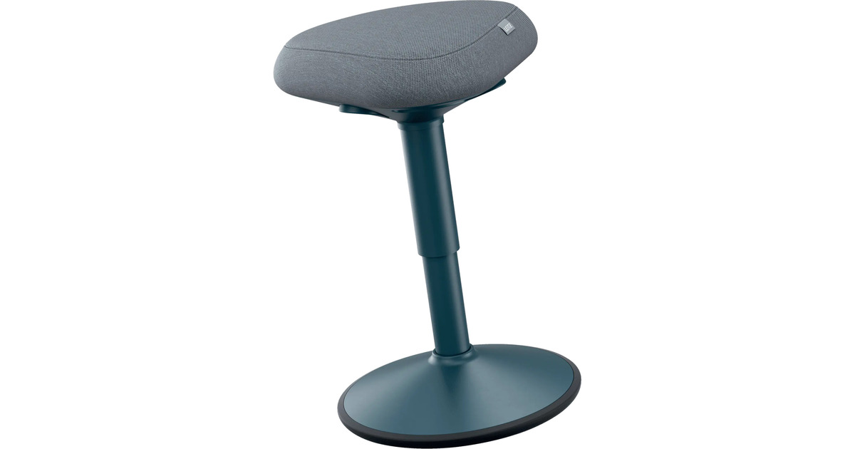 LeitzErgo Wiebel Zitkruk met Gasveer (47 - 64 cm) stoel  (Donkergrijs)