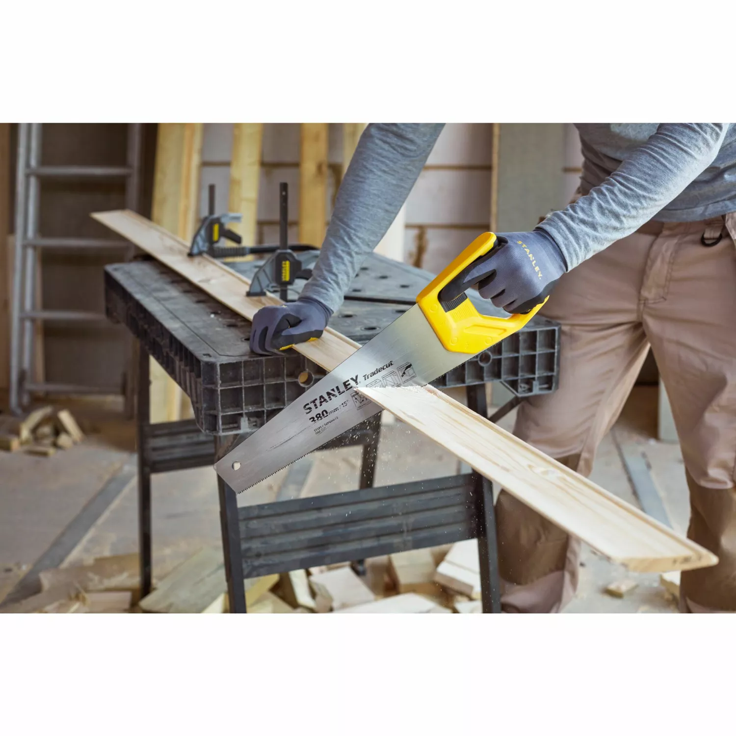 Stanley STHT20349-1 Houtzaag Tradecut Fijn - 380mm - 11 TPI