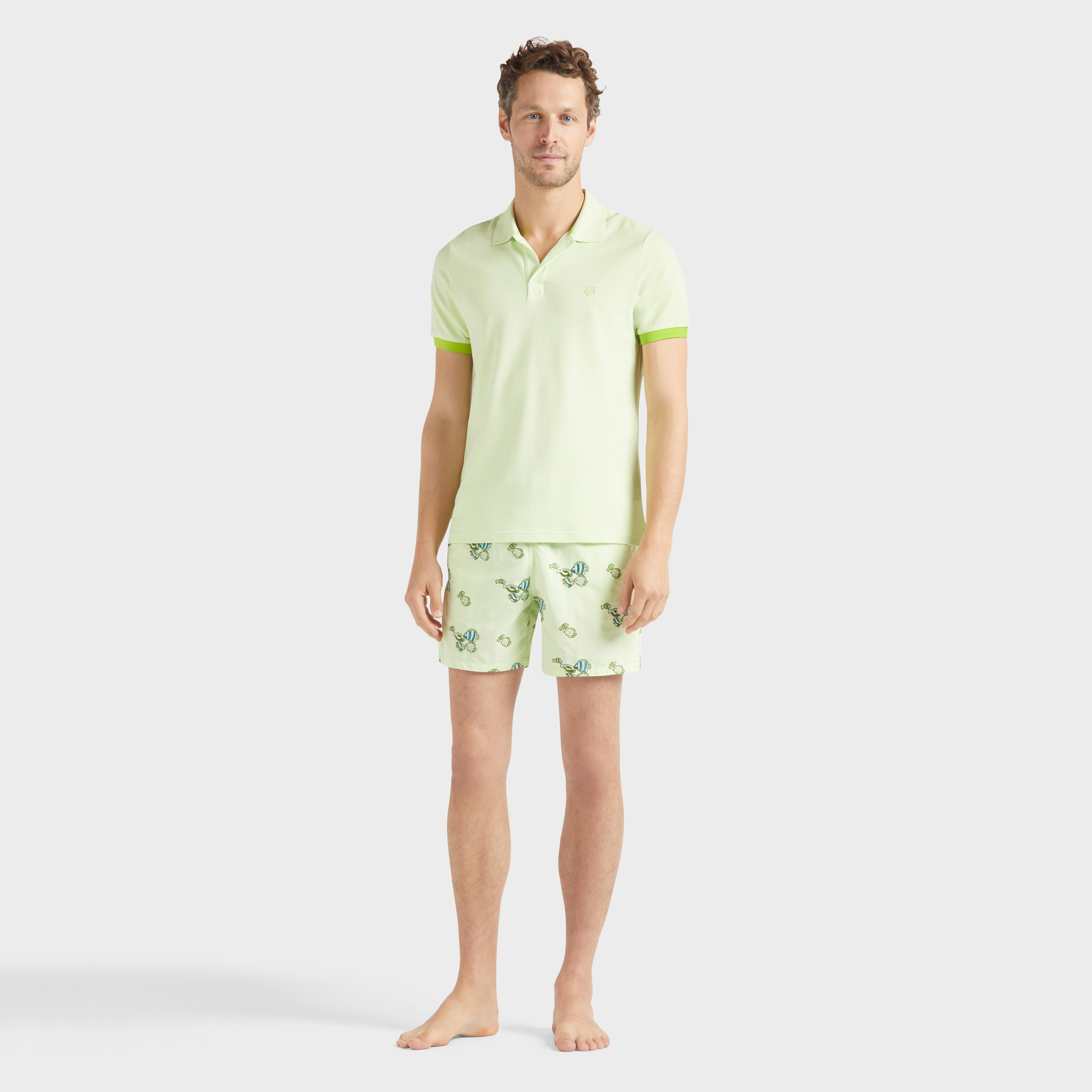 Polo en Piqué Coton Organique Homme Uni