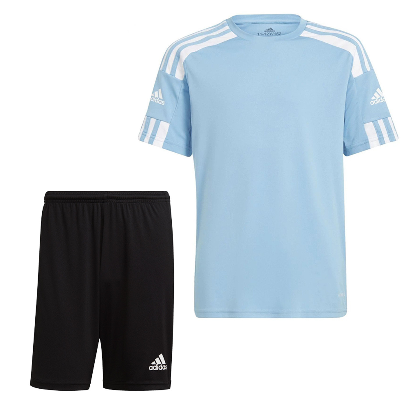 adidas Squadra 21 Trainingsset Kids Lichtblauw Zwart Wit