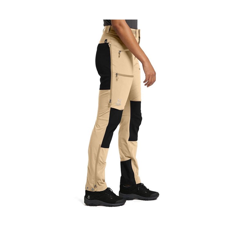 Haglöfs Rugged Standard Pants Women Sand/True Black