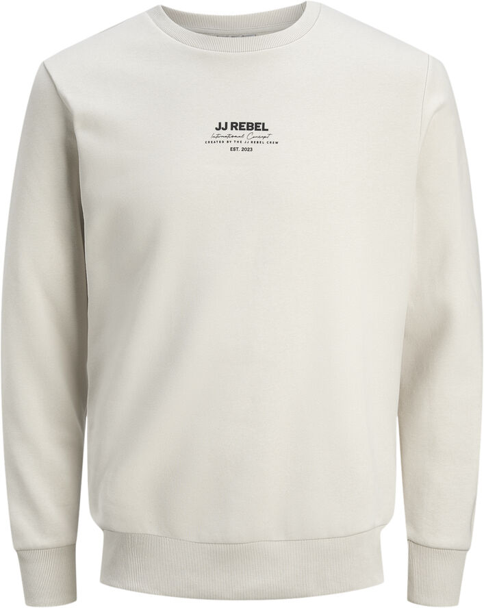 JJ-REBEL JREBLINO SWEAT CREW NECK Moonbeam