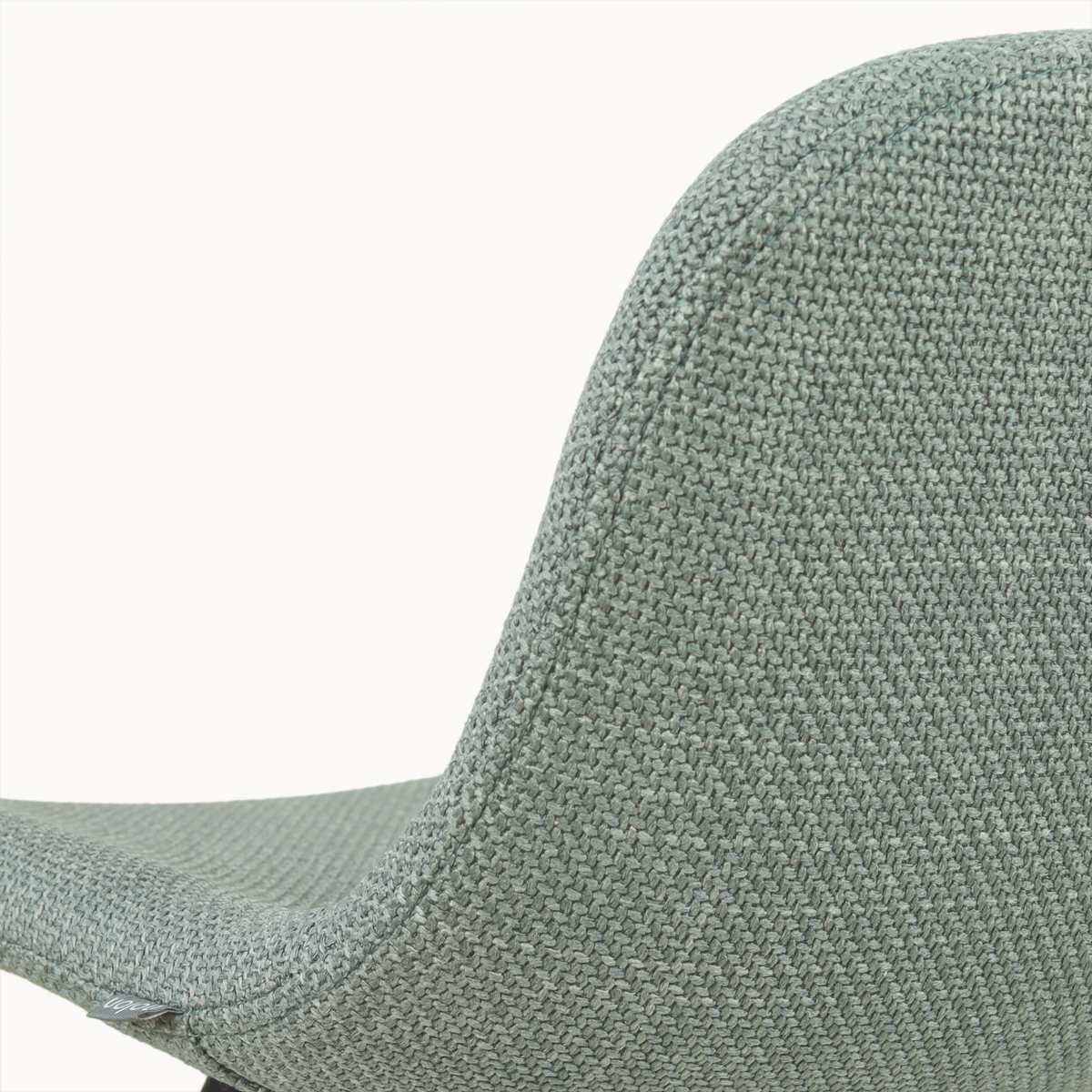 Barkruk Nino-Mats zwart onderstel saliegroen 65 cm