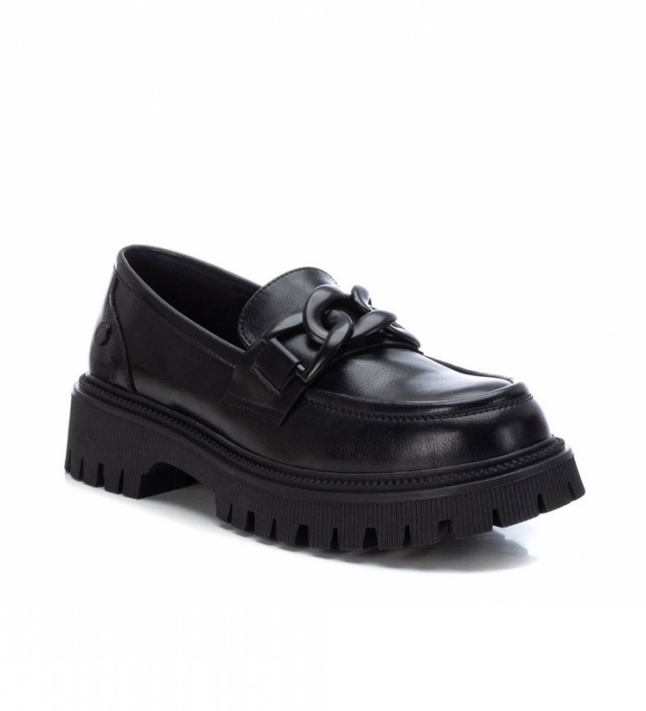 Renove os mocassins Black Buckle
