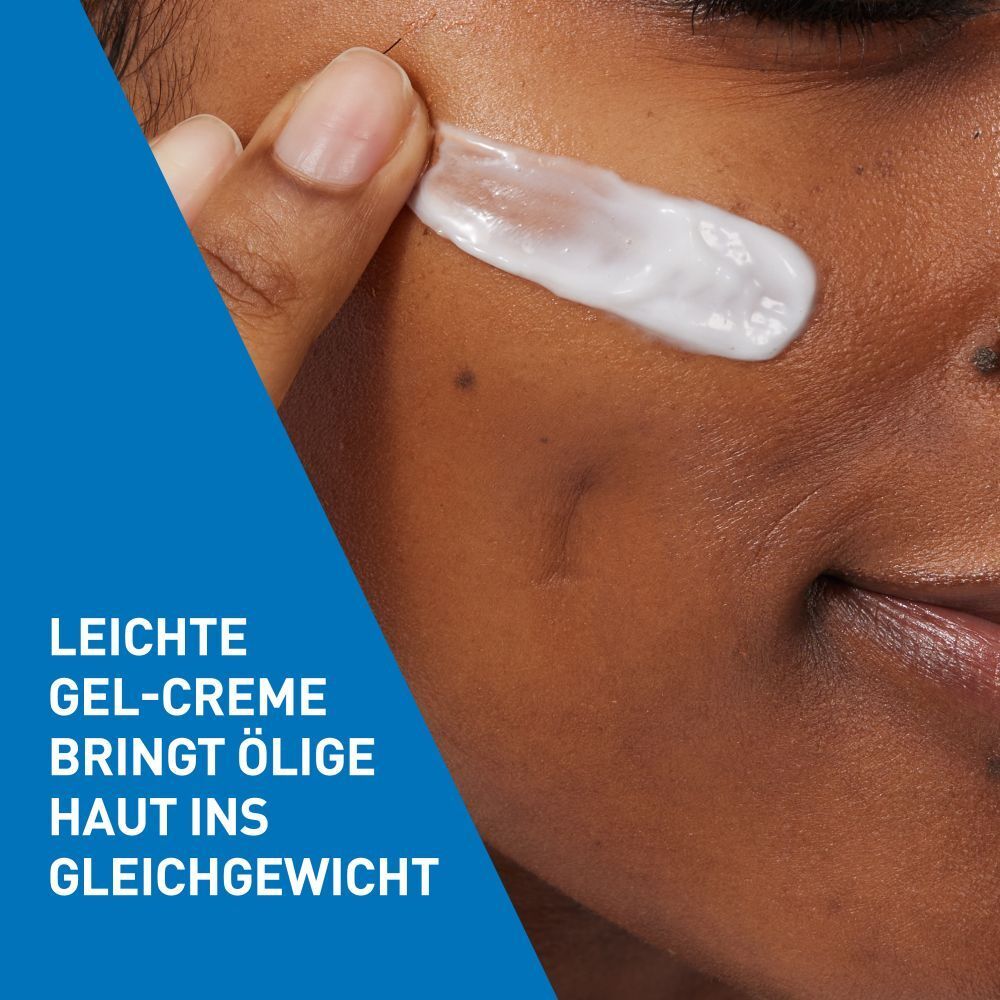 CeraVe Mattierende Feuchtigkeitsspendende Gel-Creme: Spendet Feuchtigkeit und absorbiert überschüssigen Talg bei öliger und fettiger Haut