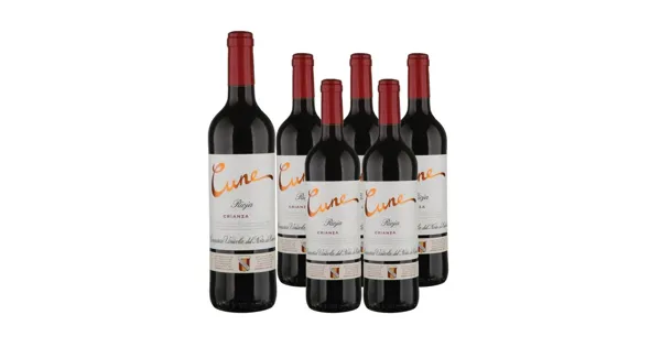 Rioja DOCa Crianza Cune 6x 75cl (2021) – Rotwein, Spanien (0.75l)