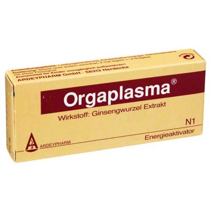 Orgaplasma überzogene Tabletten, 20 St