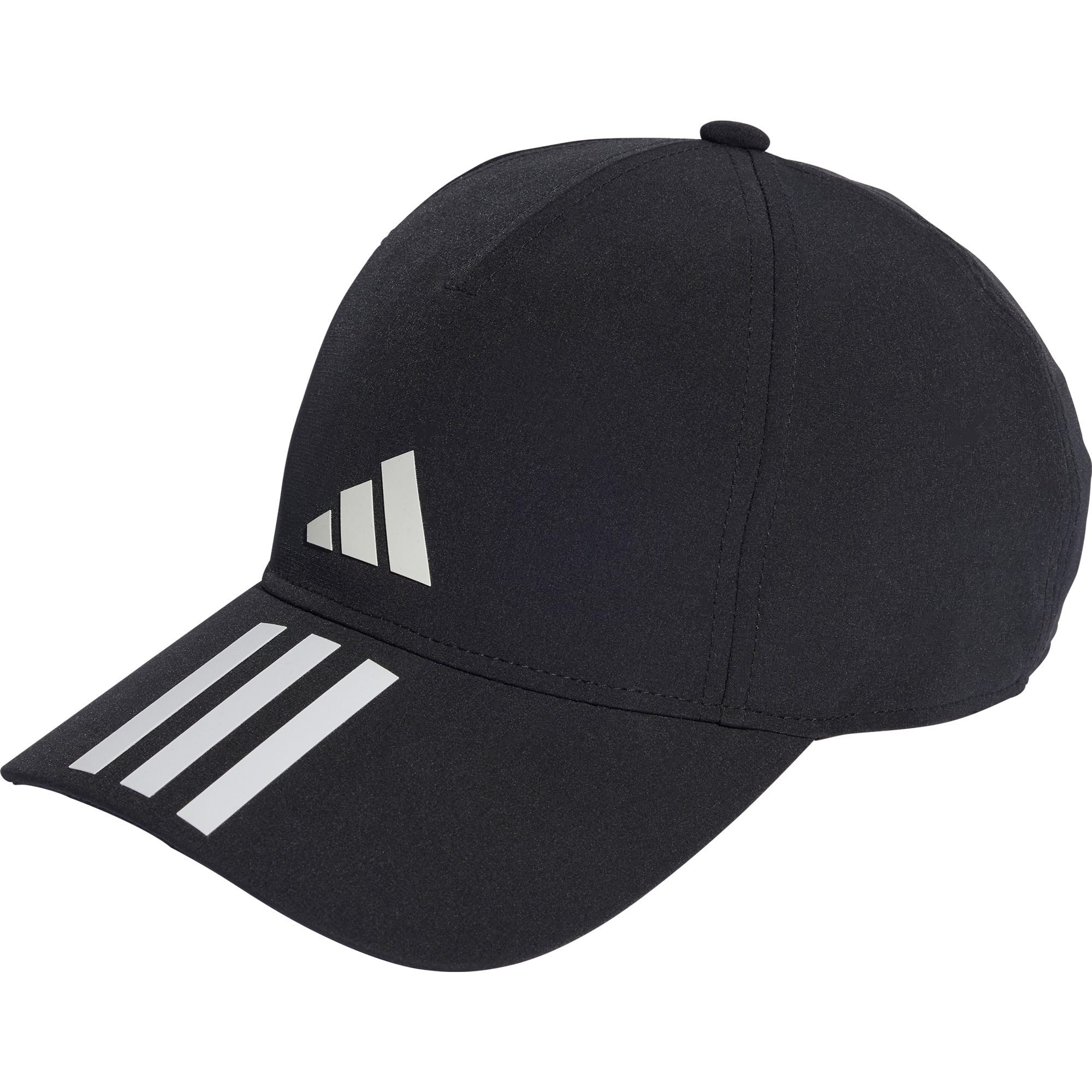 adidas 3-Streifen Aeroready Running Training Baseball Kappe schwarz