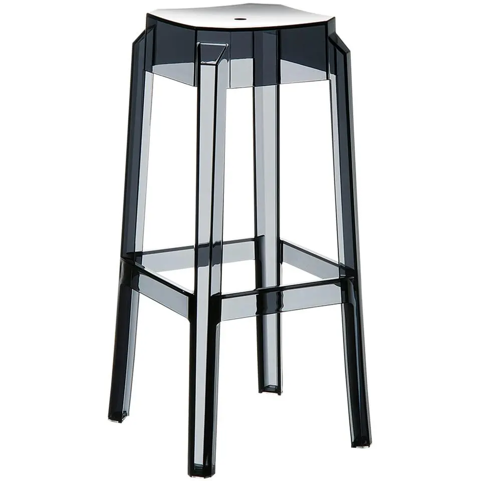 CLP Barkruk FOX natura Frame - Kunststof - zwart