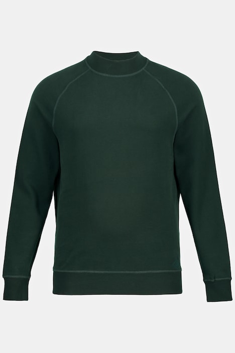 Sweatshirt, Homewear, Stehkragen, Raglan-Langarm